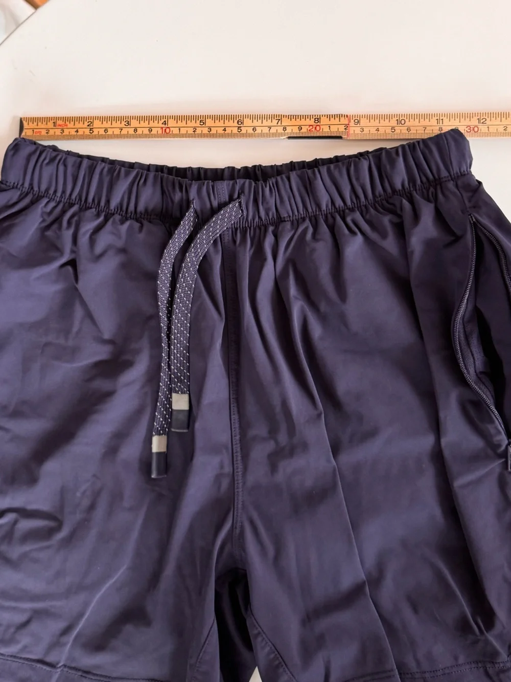 Men’s Fabletics Navy Blue Lined Running / Active Short with Pockets XS